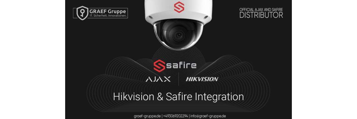 Dahua-, Safire-, Hikvision-Kameras in 30 Sekunden an Ajax anschließen - Dahua-, Safire-, Hikvision-Kameras in 30 Sekunden an Ajax anschließen
