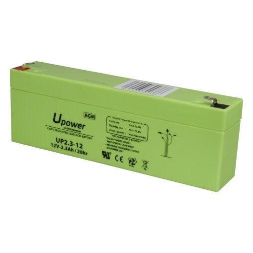 Blei-S&auml;ure-Batterie AGM 12V 2,3Ah
