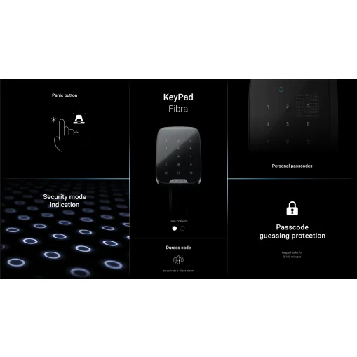 Superior KeyPad Fibra black EU