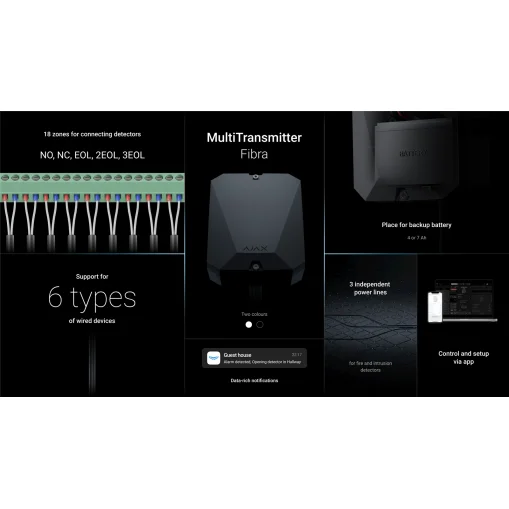 Superior MultiTransmitter Fibra black EU