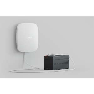 Ajax Hub Plus 12/24V white EU