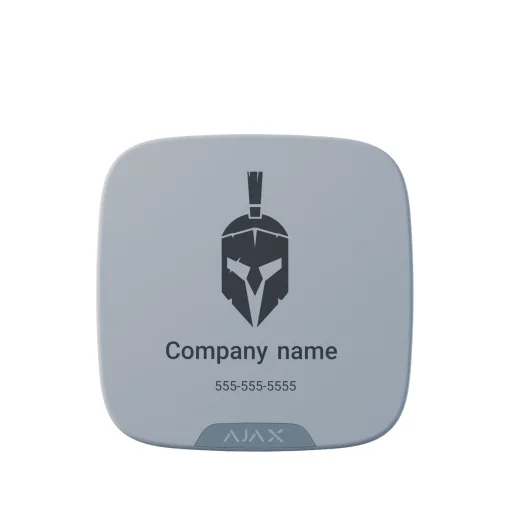 Ajax Brandplate for StreetSiren DoubleDeck black (10 Stk.) EU