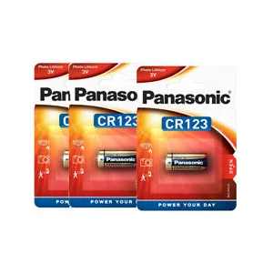 Panasonic CR123A Photo Power Lithium Batterie 10-Pack