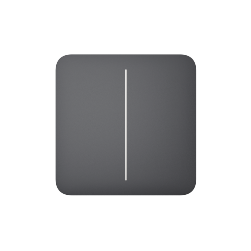 Ajax SoloButton 2-fach Schalter graphite EU