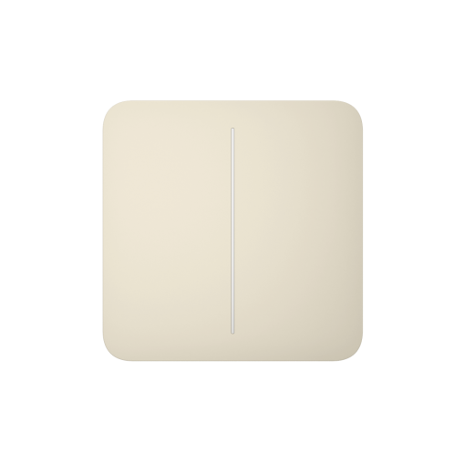 Ajax SoloButton 2-fach Schalter ivory EU