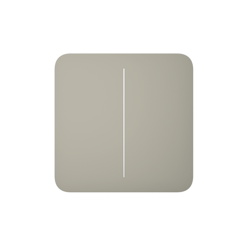 Ajax SoloButton 2-fach Schalter olive EU