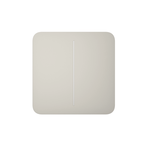 Ajax SoloButton 2-fach Schalter oyster EU