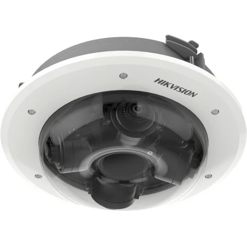 HIKVISION Panorama Dome IP Kamera 4x 5MP, 120 db WDR, IP67/IK10, 3x optischer Zoom