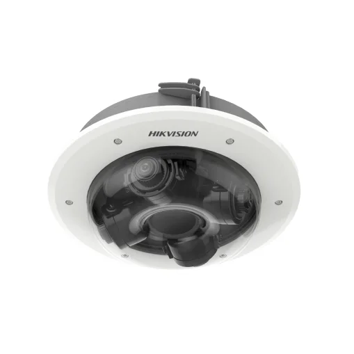 HIKVISION Panorama Dome IP Kamera 4x 5MP, 120 db WDR, IP67/IK10, 3x optischer Zoom