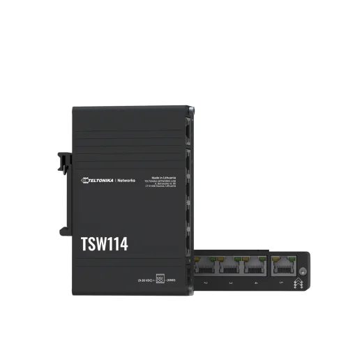 Teltonika TSW114 DIN Rail Switch 5 10/100/1000