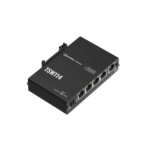 Teltonika TSW114 DIN Rail Switch 5 10/100/1000