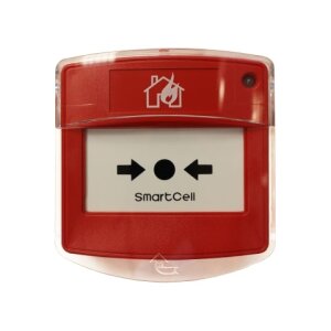 Smartcell Funk Handfeuermelder in Rot