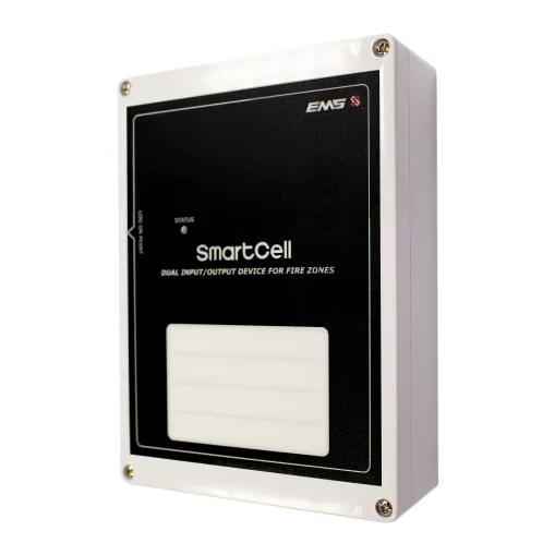 SmartCell Duales Funk Eingangs- und Ausgangsmodul - grau - für Feuer-Meldergruppe