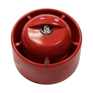 SmartCell Funk Sirene + Blitz in rot - Wandmontage