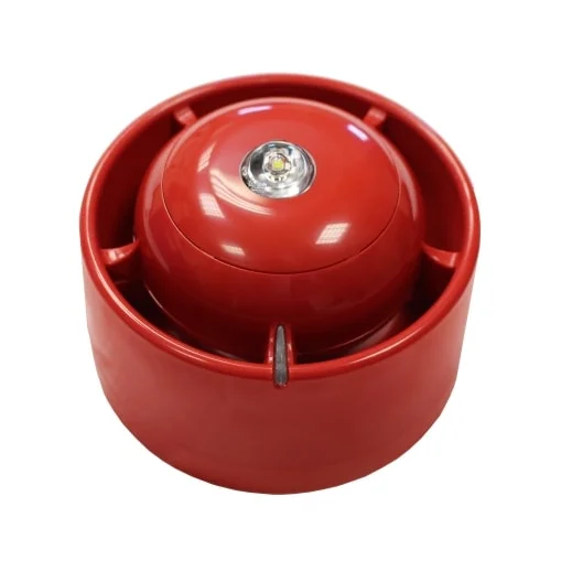 SmartCell Funk Sirene + Blitz in rot - Deckenmontage