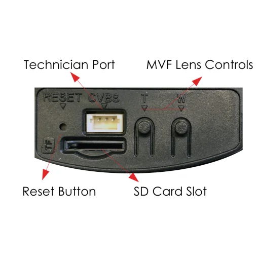 Provision DAI-380IPE-MVF 40M IR 8MP Motorized Vari-Focal Vandal-Proof Dome