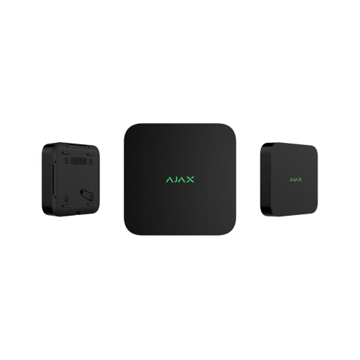 Ajax 8-Kanal NVR Netzwerkvideorekorder black