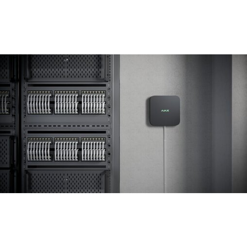 Ajax 8-Kanal NVR Netzwerkvideorekorder black