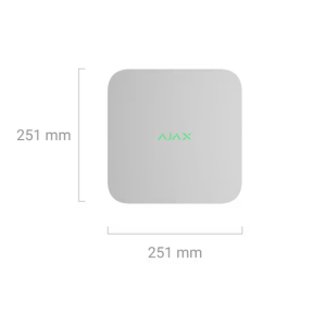Ajax 16-Kanal NVR Netzwerkvideorekorder white