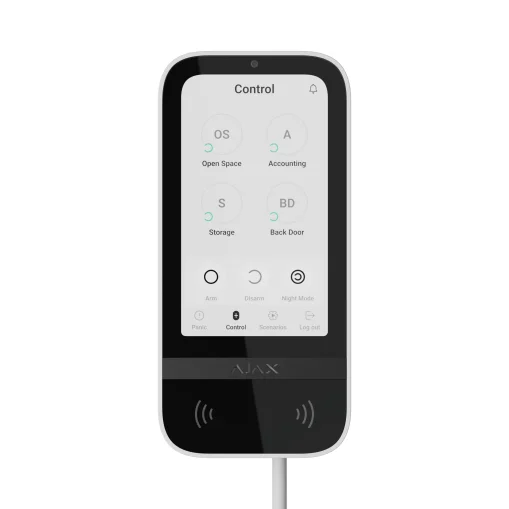 Superior KeyPad TouchScreen Fibra white EU