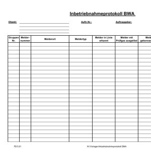 SmartCell Inbetriebnahmeprotokoll für...