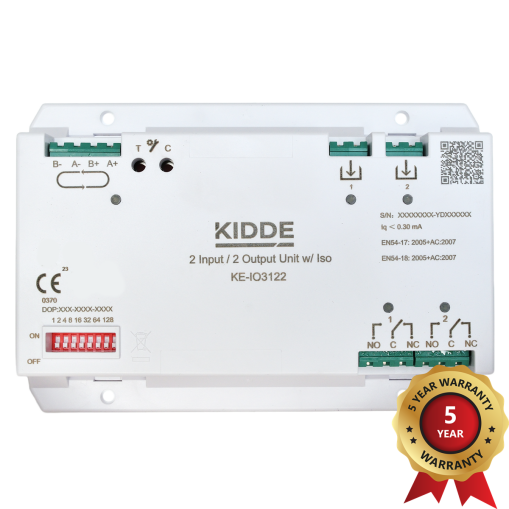 2X Intelligent adressierbare 2-Eingangs-/2-Ausgangseinheit mit Isolator