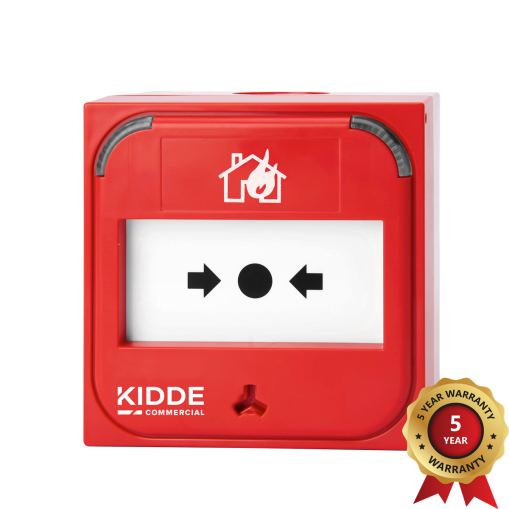 2X Intelligenter adressierbarer Handfeuermelder der Excellence-Serie mit Isolator und Backbox