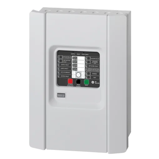 1X Konventionelle Brandmeldezentrale mit Alarmzähler – 4 Zonen