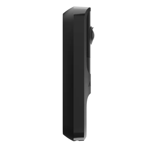 Ajax DoorBell black – Kabellose Türklingel mit hochwertigem Design und schneller Reaktion auf Knopfdruck