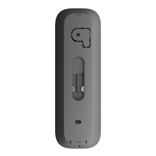 Ajax DoorBell grey – Kabellose Türklingel mit stilvollem Design und zuverlässiger Funktion