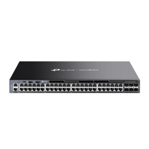 Omada 48-Port Gigabit Stackable L3 Managed Switch with 6...