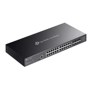 Omada 24-Port 10GBASE-T L2+ Managed Switch with 8 10GE...