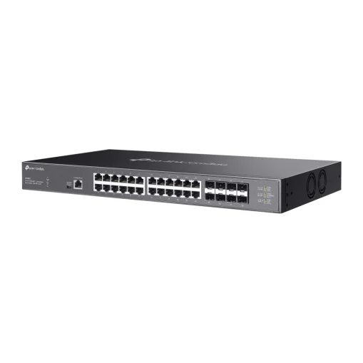 Omada 24-Port 2.5GBASE-T and 4-Port 10GE SFP+ L2+ Managed Switch with 16-Port PoE+ & 8-Port PoE++