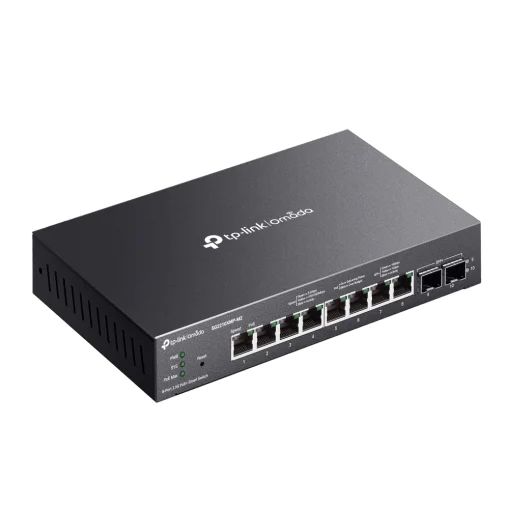 Omada 8-Port 2.5GBASE-T and 2-Port 10GE SFP+ Smart Switch with 8-Port PoE+