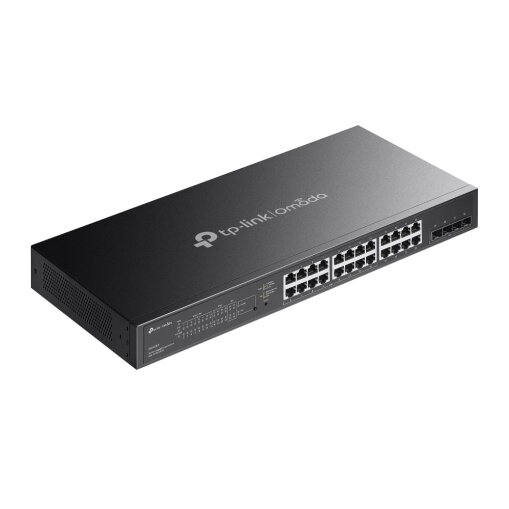 Omada 28-Port Gigabit Smart Switch with 16-Port PoE+ & Fanless design