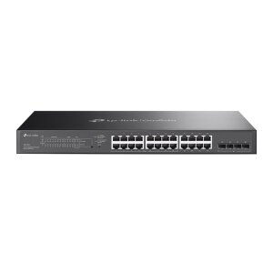 Omada 28-Port Gigabit Smart Switch with 16-Port PoE+...