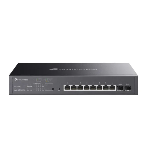 Omada 10-Port Gigabit Smart Switch with 8-Port PoE+