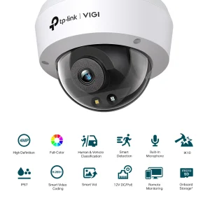 VIGI 4MP Full-Color Dome Network Camera
