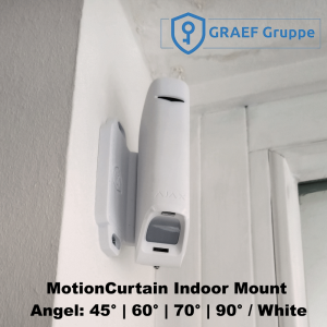 MotionCurtain Indoor Mount White 45° / 60° /...