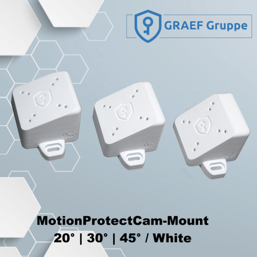 MotionProtectCam Mount White 20° / 30° / 45°