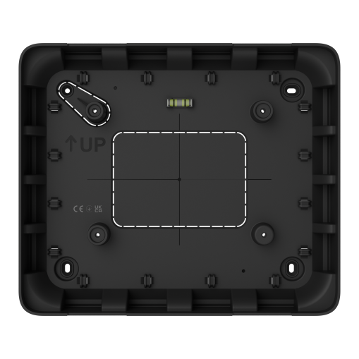 Ajax GlandBox schwarz – Gehäuseerweiterung für Fire Hub