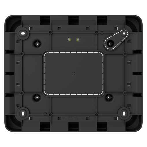 Ajax GlandBox schwarz – Gehäuseerweiterung für Fire Hub