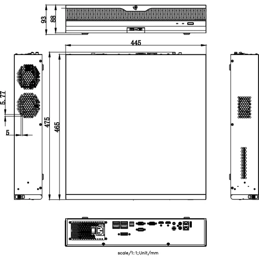64-Kanal 2U 4K NVR DS-9664NI-M8(STD)